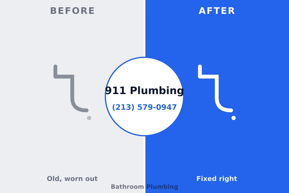 Before and after: plumbing company Lyons, OR